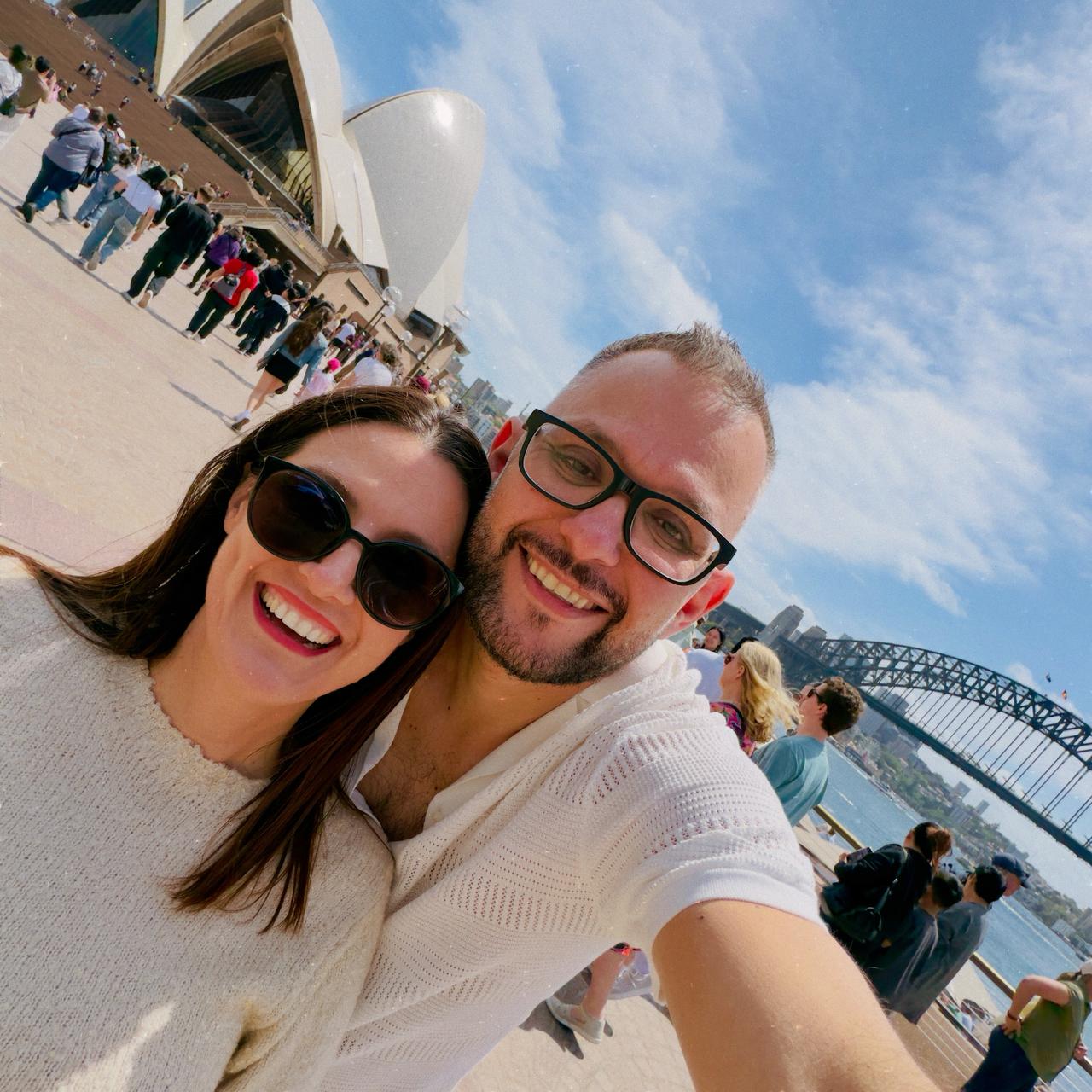 Opera House, Harbour Bridge, and us