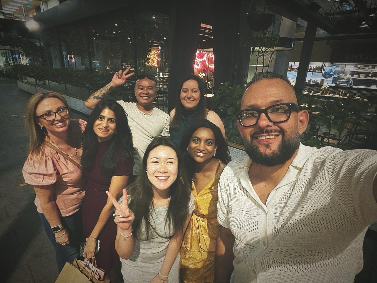 The crew — team night out